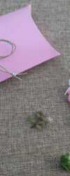 Dezenas cor de rosa para lembranças de batizado